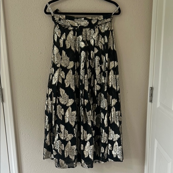 Jaeger Vintage Women's Lined Skirt | gold and black | Mint condition | size 14 - Picture 5 of 7